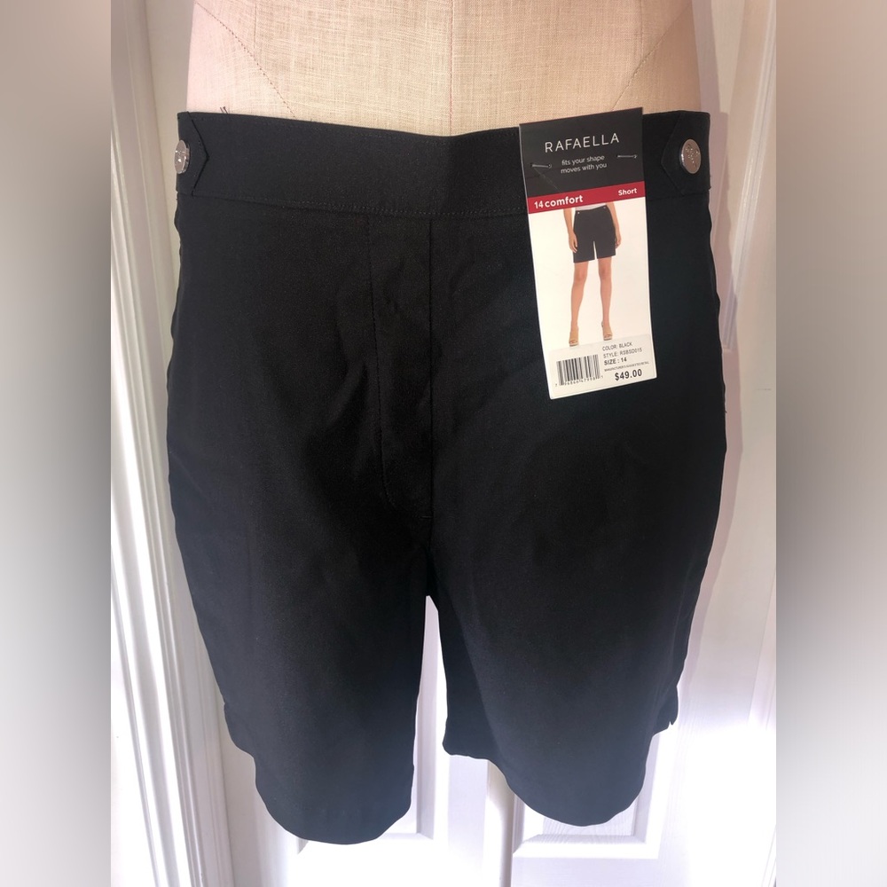3/$40 Rafaella Elegant Black Shorts